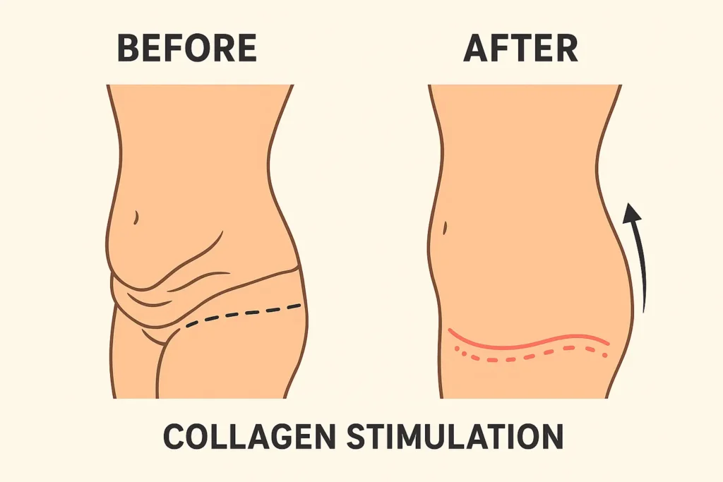 Before and after results for sagging skin after weight loss injections Wooburn Green