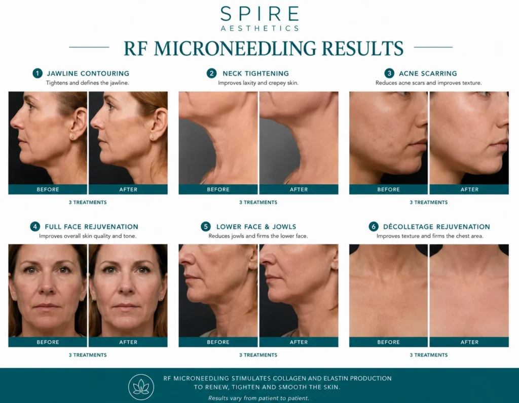 RF Microneedling Skin tightening Wooburn Green results
