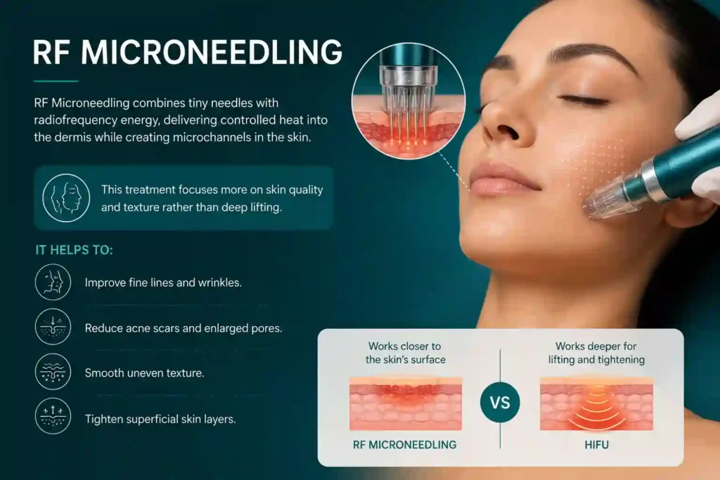 What Does RF Microneedling Do That HIFU Alone Cannot Wooburn Green